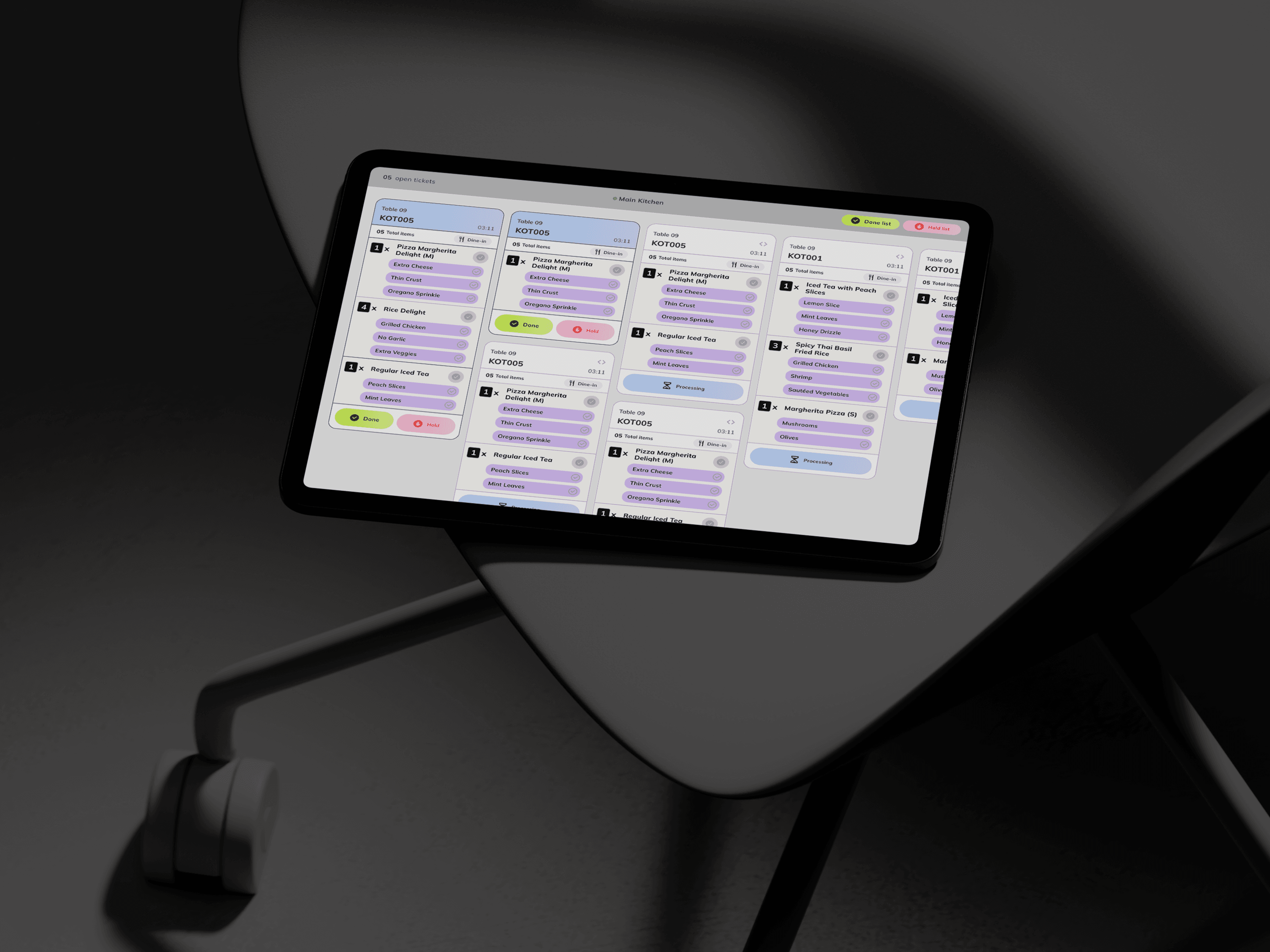 Designed & Developed Kitchen Display and Restaurent Management to optimize internal workflows for cafes and restaurents.