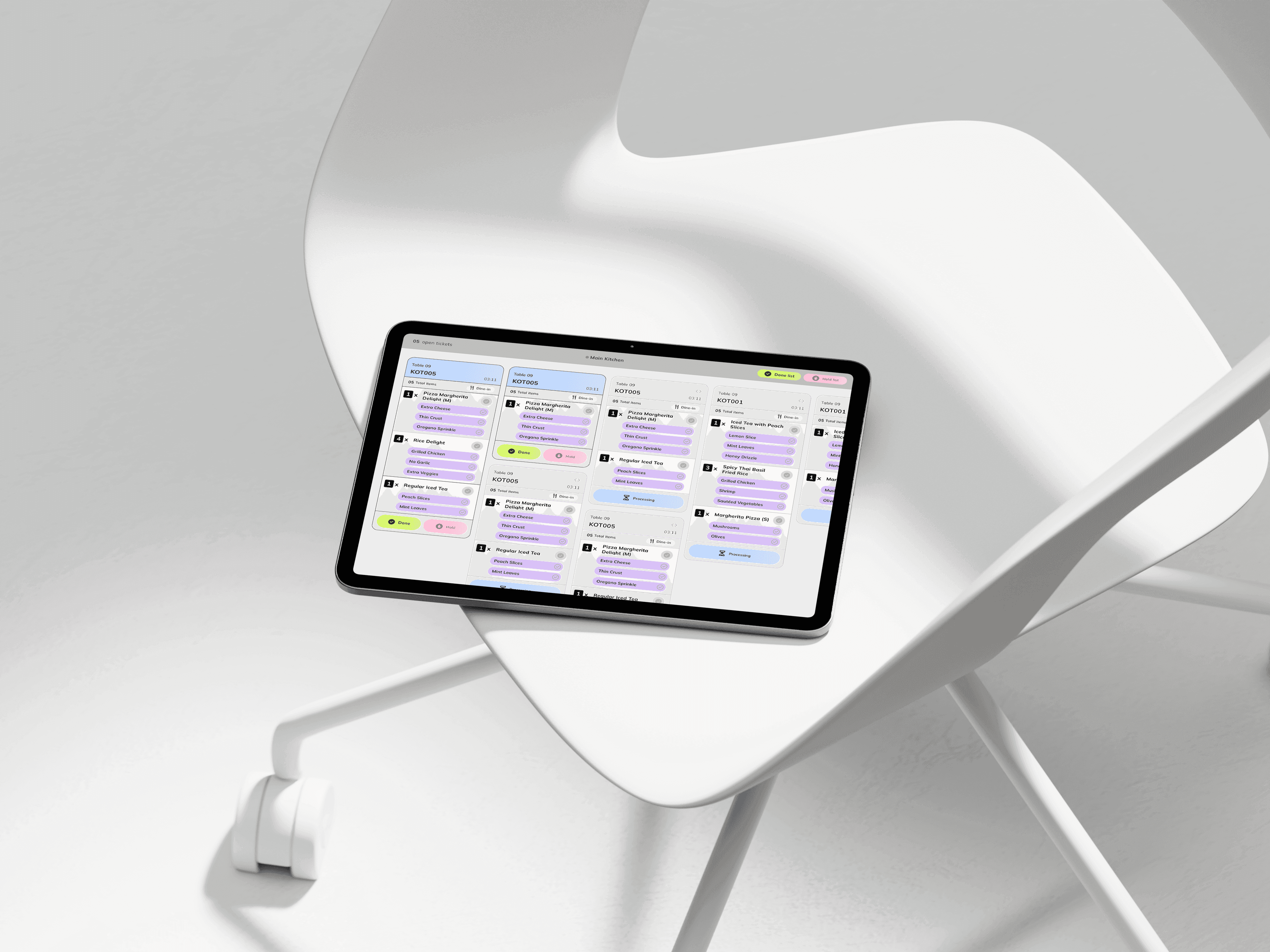 Designed & Developed Kitchen Display and Restaurent Management to optimize internal workflows for cafes and restaurents.