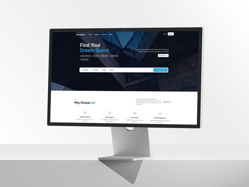 Built Real Estate Plaatform, Increasing User Inquiries and Engagement by 35% for DreamSpace